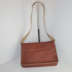 American Eagle Small Messenger Should Bag Leather Suede Nwot